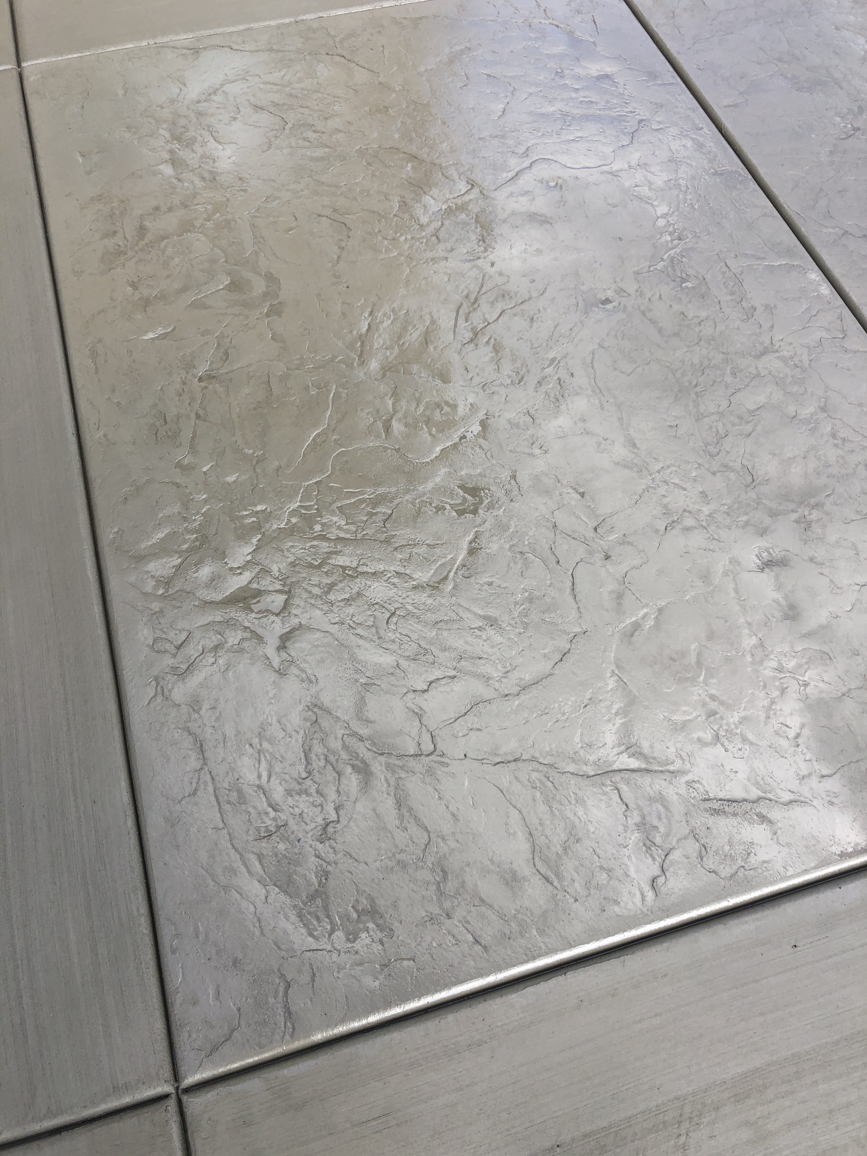 Stamped concrete